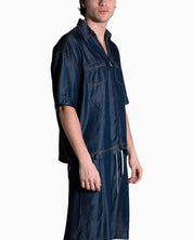 Gavensemble Camicia SS25-SHIRT422-BL - SanShopLuxury - 2025, Abbigliamento, Blu, Camicia, Gavensemble, Idoneo, L, M, New, Primavera/Estate, S, SS25, Uomo, XL, XXL