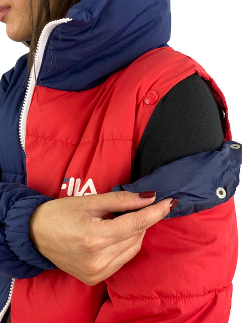 Fila Giubbino 684255 - SanShopLuxury - -50%, 2018, Abbigliamento, Autunno/Inverno, Donna, Fila, FW18, Giubbino, Outlet, Rosso, Ultimo, XS