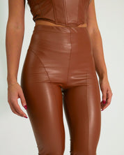 District Margherita Mazzei Leggings ED42 2311 - SanShopLuxury - 2024, 40, 42, 44, 46, 48, Abbigliamento, Autunno/Inverno, Beige, Cuoio, District Margherita Mazzei, Donna, FW24, Idoneo, Leggings, Outlet