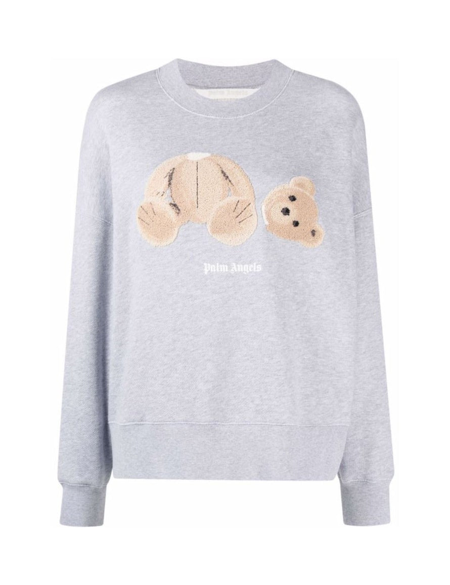 Inverno, Donna, Felpa, FW21, Girocollo, Grigio, L, M, Outlet, Palm Angels, S