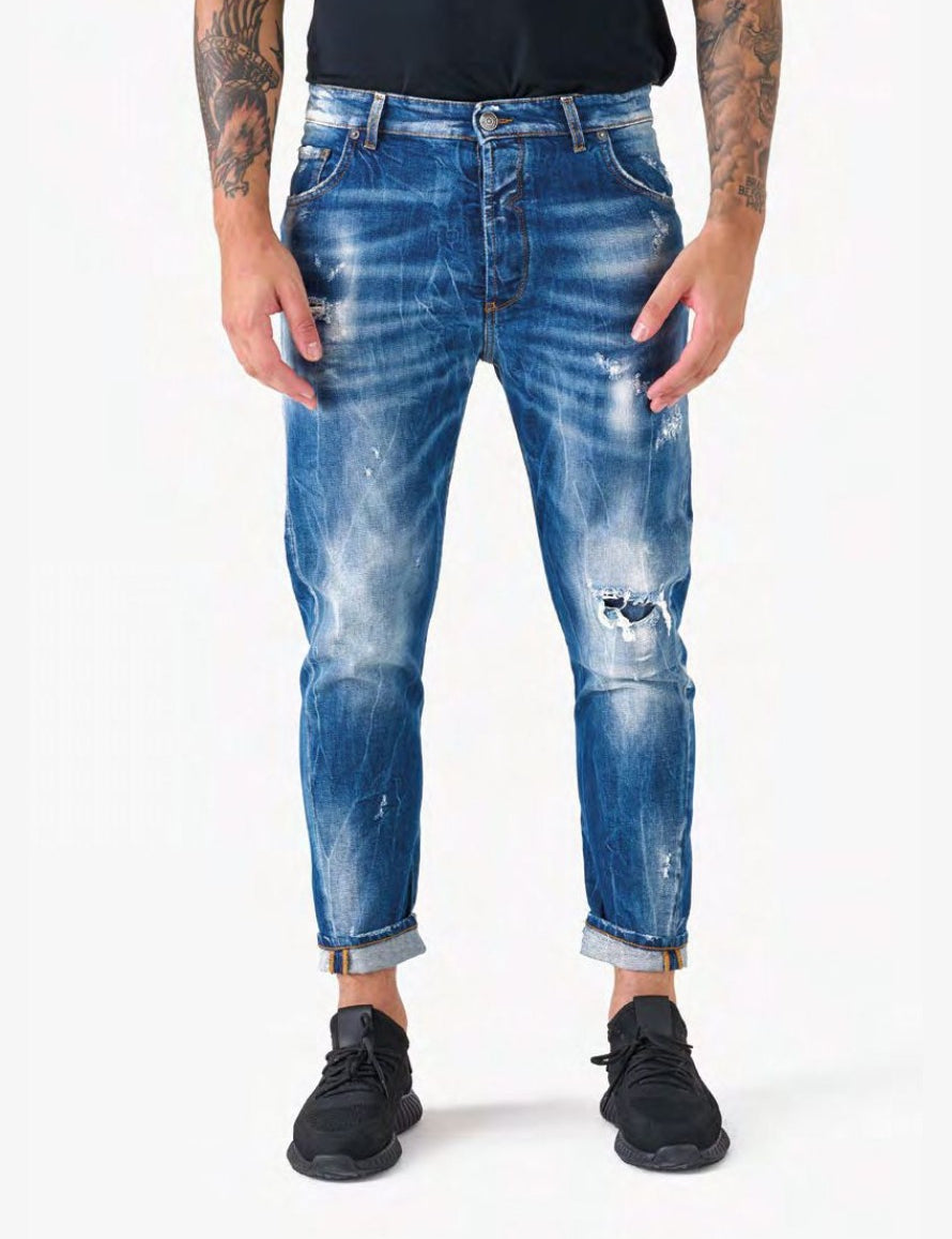 Inverno, Blu, FW22, Idoneo, Jeans, Outlet, Patriot, Ultimo, Uomo