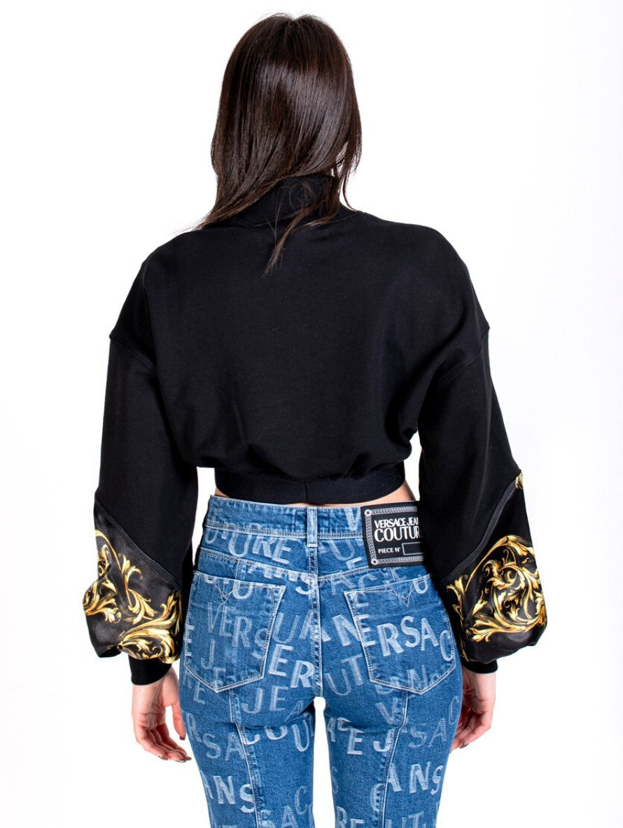 Versace Jeans Couture Felpa 72HAI300 - SanShopLuxury - 2022, Abbigliamento, Donna, Felpa, Nero, Outlet, Primavera/Estate, S, SS22, Ultimo, Versace Jeans Couture