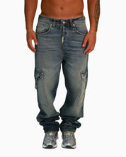 Donotconform Jeans BAGGY6010 - SanShopLuxury - 2025, 44, 46, 48, 50, 52, 54, Abbigliamento, Autunno/Inverno, Blu, Cargo, Donotconform, FW25, Idoneo, Jeans, New, Uomo