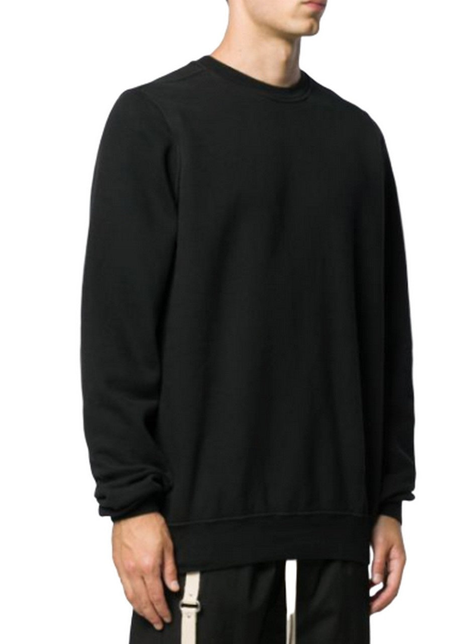 Rick Owens Drkshdw Felpa DU19F6270/F09 - SanShopLuxury - -50%, 2019, Abbigliamento, Autunno/Inverno, Felpa, FW19, Girocollo, L, Nero, Outlet, Rick Owens Drkshdw, S, Uomo, XL