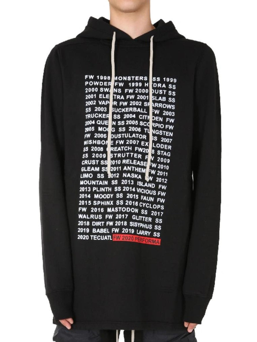 Rick Owens Drkshdw Felpa DU20F1285/FEP109110 - SanShopLuxury - -50%, 2020, Abbigliamento, Autunno/Inverno, Felpa, FW20, L, M, Nero, Outlet, Rick Owens Drkshdw, Uomo, XL