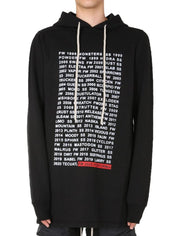 Rick Owens Drkshdw Felpa DU20F1285/FEP109110 - SanShopLuxury - -50%, 2020, Abbigliamento, Autunno/Inverno, Felpa, FW20, L, M, Nero, Outlet, Rick Owens Drkshdw, Uomo, XL