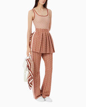 Lacoste Pantalone XF9313/GTI - SanShopLuxury - 2025, 34, 36, 38, 40, Abbigliamento, Donna, Lacoste, Marrone, New, Pantalone, Primavera/Estate, SS25, Stellato