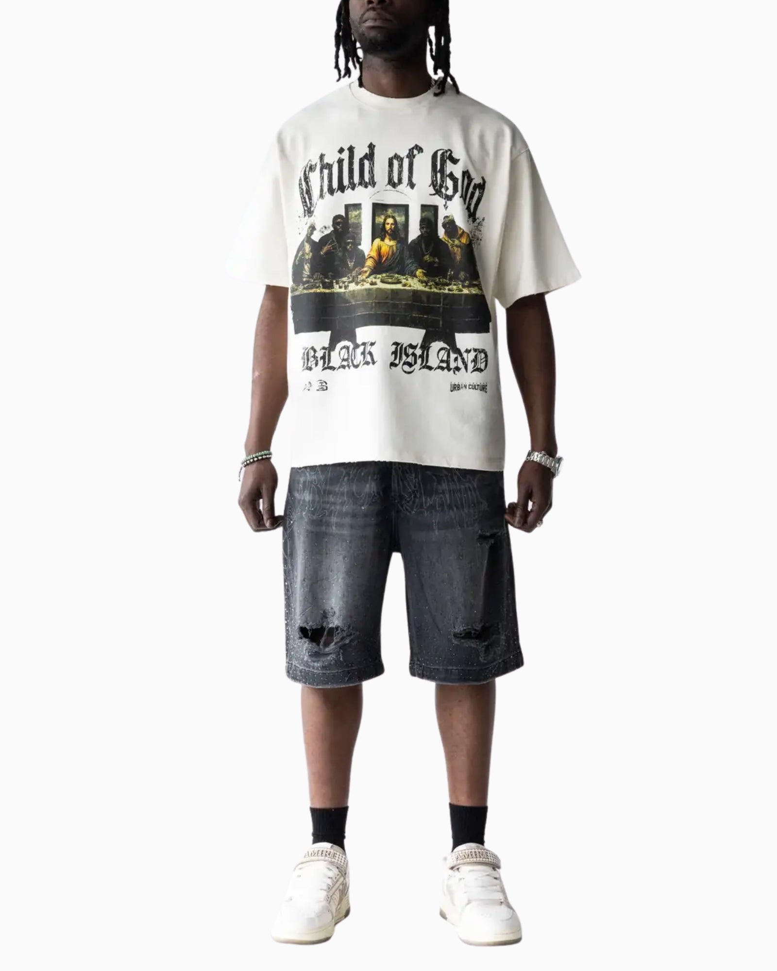 Black Island T-Shirt 2052-WHITE