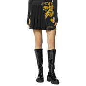 Versace Jeans Couture Gonna 75HAE82M ES076SS0 - SanShopLuxury - 2023, 42, 44, Abbigliamento, Autunno/Inverno, Corto, Donna, FW23, Gonna, Nero-Oro, Outlet, Versace Jeans Couture