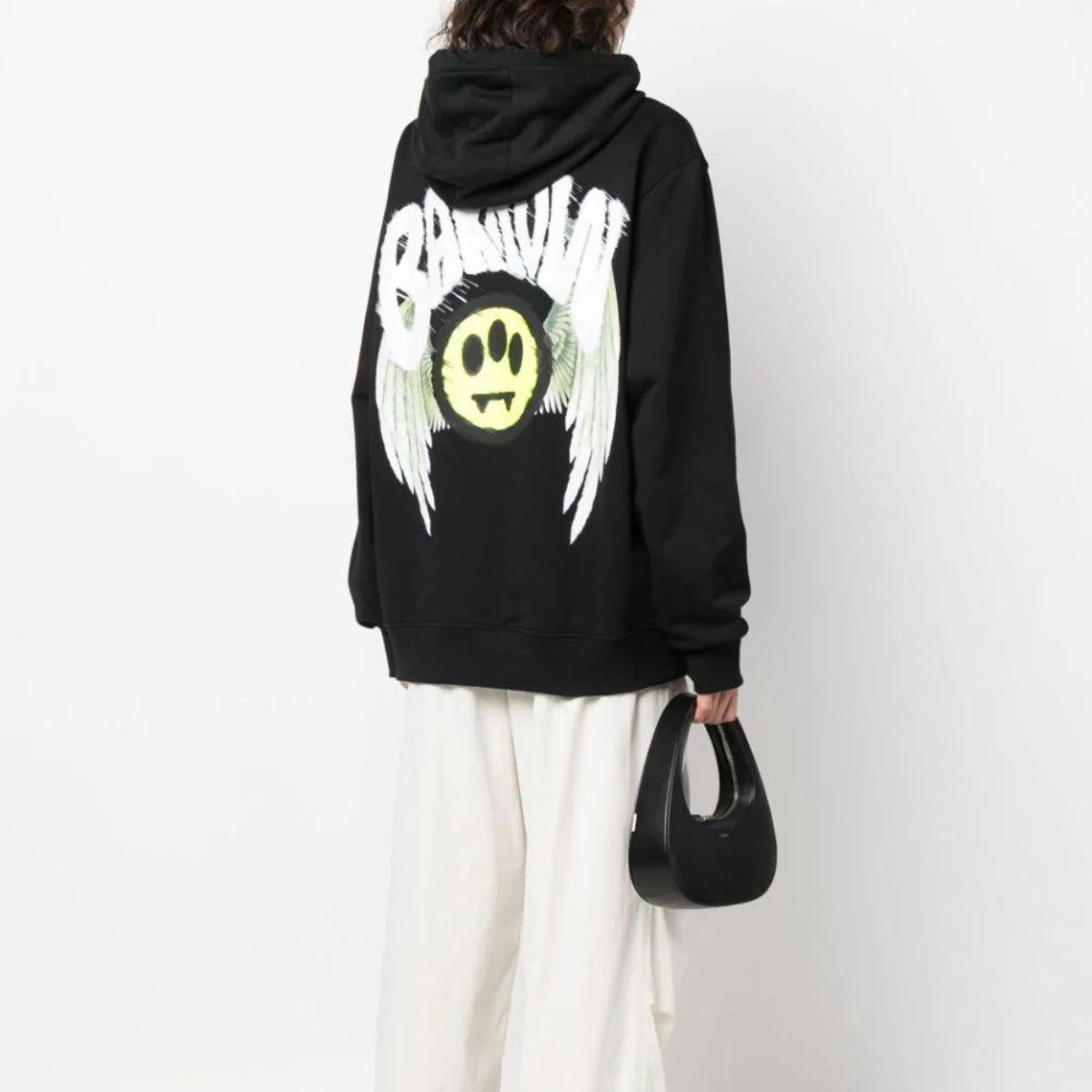 Barrow Felpa F3BWUAHS134 - SanShopLuxury - 2023, Abbigliamento, Autunno/Inverno, Barrow, Con Cappuccio, Donna, Felpa, FW23, Idoneo, L, M, Nero, Outlet, S, UNISEX, Uomo, XL