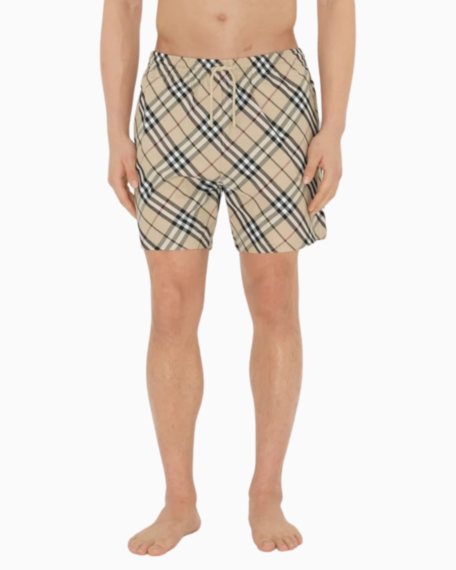 Burberry Costume 8101886-A5686 - SanShopLuxury - 2025, Abbigliamento, Beachwear, Beige, Burberry, Carry Over, Costume, L, M, New, Primavera/Estate, Stellato, Ultimo, Uomo, XS