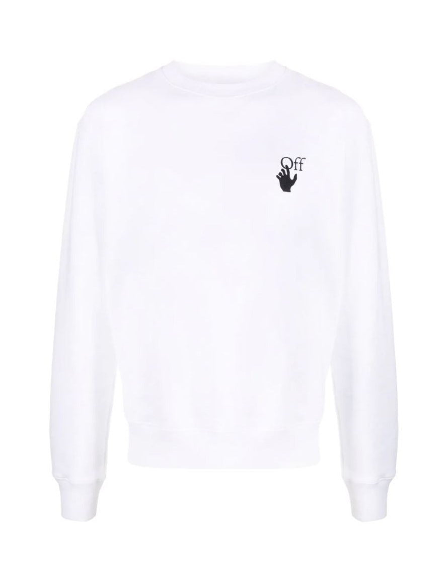 Inverno, Bianco, Felpa, Felpe, FW21, Girocollo, L, M, Off-White, Outlet, Ultimo, Uomo, XL, XXL