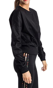 Adidas Felpa BQ5388 NERO - SanShopLuxury - -50%, 2019, Abbigliamento, Adidas, Autunno/Inverno, Donna, Felpa, FW19, Nero, Outlet, Ultimo, XS