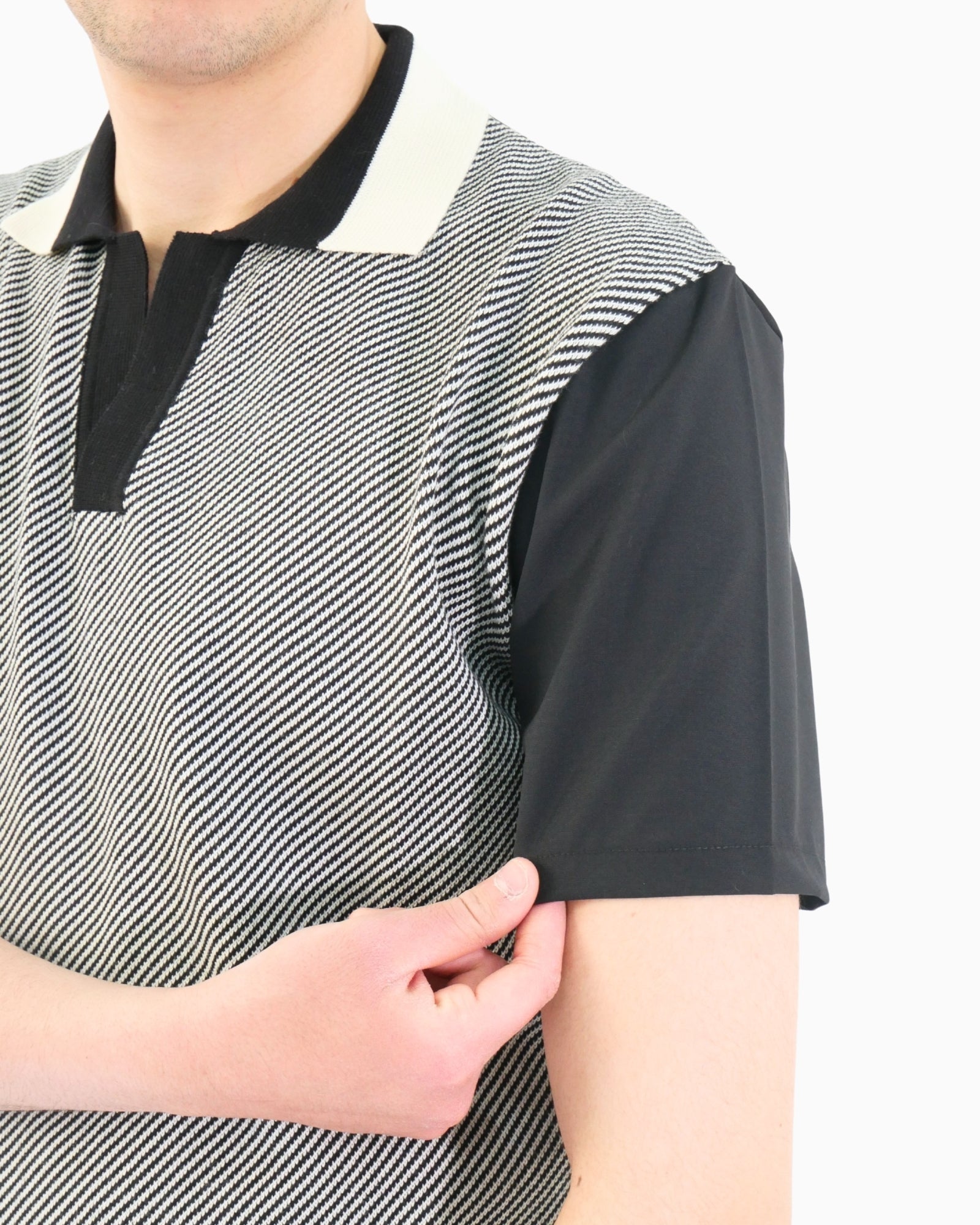 Chiodi Milano T-Shirt Polo SS25-016-N - SanShopLuxury - 2025, Abbigliamento, Chiodi Milano, Idoneo, L, M, Nero, New, Primavera/Estate, S, SS25, T-Shirt Polo, Uomo, XL, XXL, XXXL