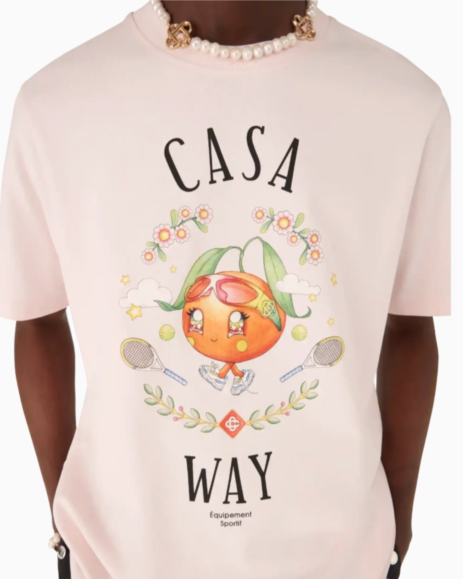 Casablanca T-Shirt MAW25JTS001/09 - SanShopLuxury - 2025, Abbigliamento, Autunno/Inverno, Casablanca, FW25, Idoneo, L, M, New, Rosa, S, T-Shirt, Uomo, XL, XXL, XXXL
