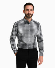 Sartoria Italiana Camicia 001369-04 - SanShopLuxury - 2019, 38, 39, 40, 41, 42, 43, Abbigliamento, Autunno/Inverno, Camicia, Carry Over, Continuativo, Idoneo, Nero-Bianco, New, Primavera/Estate, Sartoria Italiana, Uomo