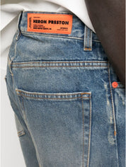 Heron Preston Jeans HMYA011F22DEN003 - SanShopLuxury - 2022, 46, 48, 50, 52, Abbigliamento, Autunno/Inverno, Blu, FW22, Heron Preston, Jeans, Outlet, Uomo