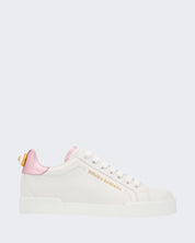 Dolce & Gabbana Sneakers CK1602 AN298 87587 - SanShopLuxury - 36, 37, 38, 39, 39.5, 40, Autunno/Inverno, Bianco, Bianco-Rosa, Calzature, Carry Over, Continuativo, Dolce & Gabbana, Donna, Idoneo, New, Primavera/Estate, Sneakers
