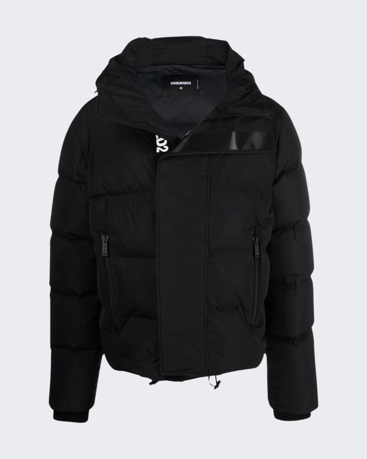 Inverno, Camo Puffer, Carry Over, Dsquared2, Giubbino, Idoneo, Nero, Uomo