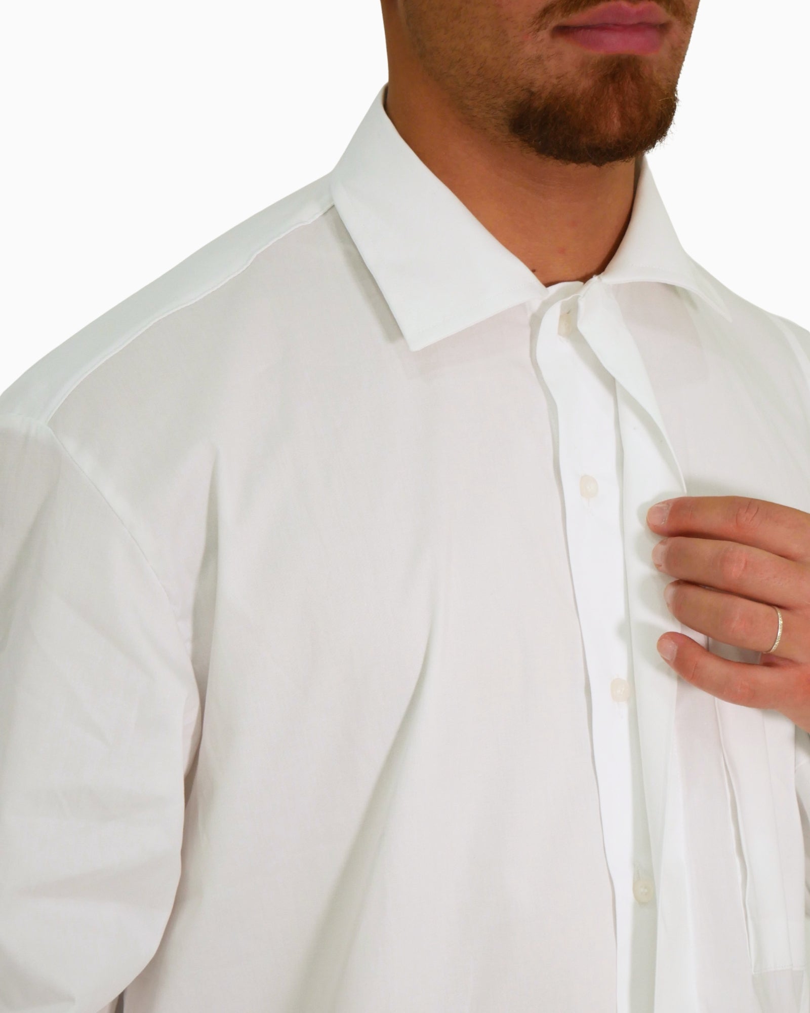 Stay Street Camicia FW25-CA6000-BIANCO - SanShopLuxury - 2025, Abbigliamento, Autunno/Inverno, Bianco, Camicia, Continuativo, FW25, Idoneo, L, M, New, Primavera/Estate, S, Stay Street, Uomo, XL, XXL