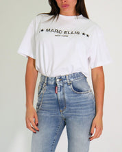 Marc Ellis T-Shirt MILANO-BIANCO - SanShopLuxury - 2024, Abbigliamento, Bianco, Donna, Idoneo, L, M, Marc Ellis, Outlet, Primavera/Estate, S, SS24, T-Shirt, Ultimo, XL