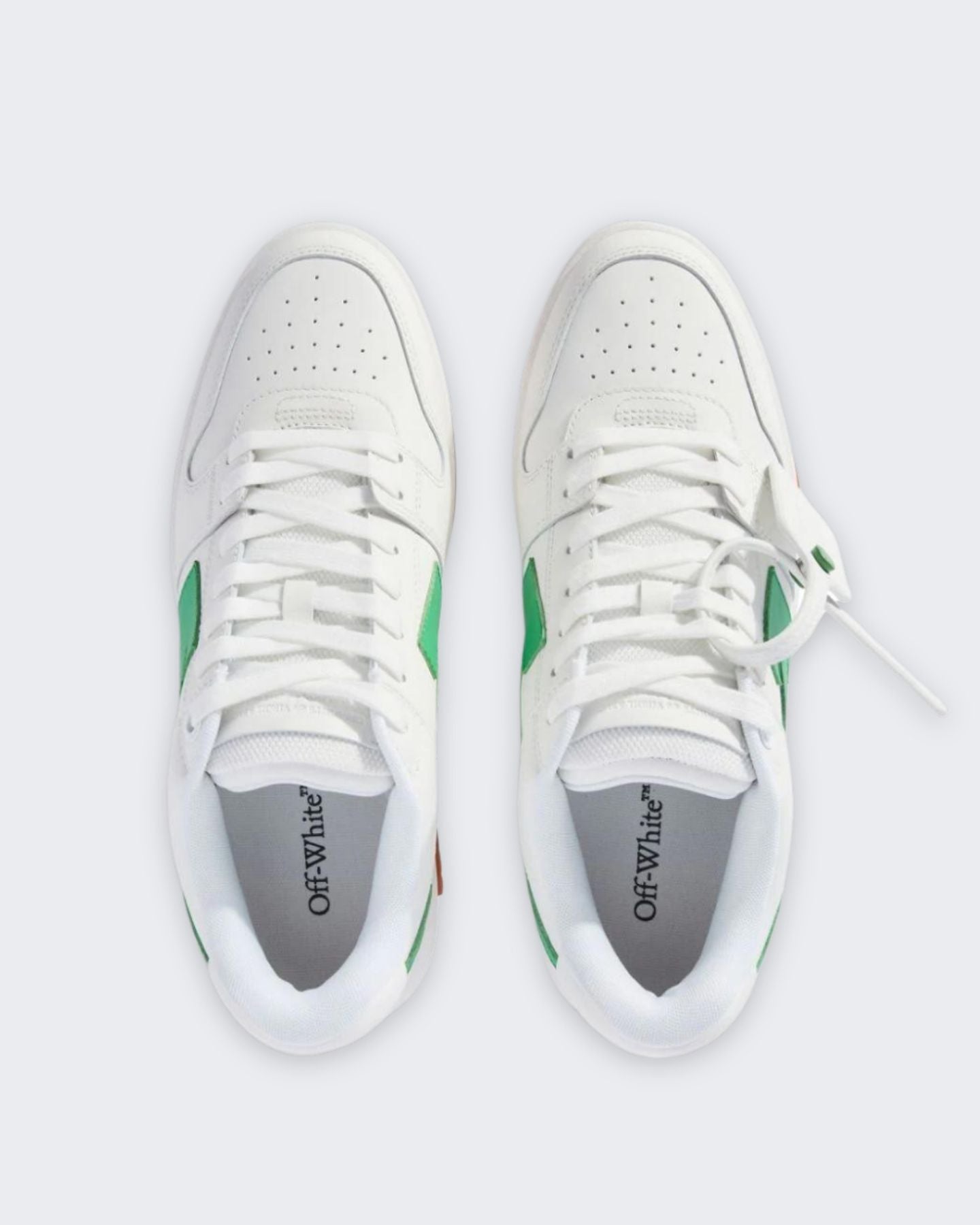 Off-White Sneakers OMIA189S24LEA001 0155 - SanShopLuxury - 2024, 40, 41, 43, 44, Autunno/Inverno, Bianco, Bianco-Verde, Calzature, Carry Over, Continuativo, Idoneo, New, Off-White, Out of office, Primavera/Estate, Sneakers, Uomo