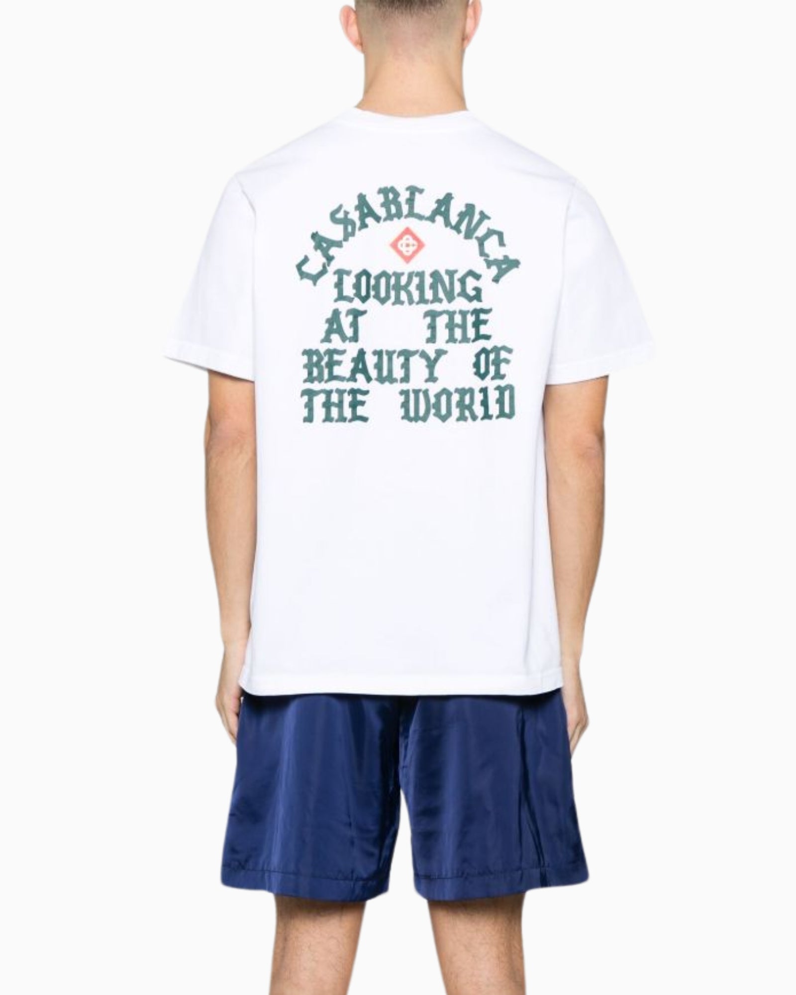 Casablanca T-Shirt MS25JTS00103 - SanShopLuxury - 2025, Abbigliamento, Bianco, Casablanca, Donna, Idoneo, L, M, New, Primavera/Estate, SS25, T-Shirt, UNISEX, Uomo