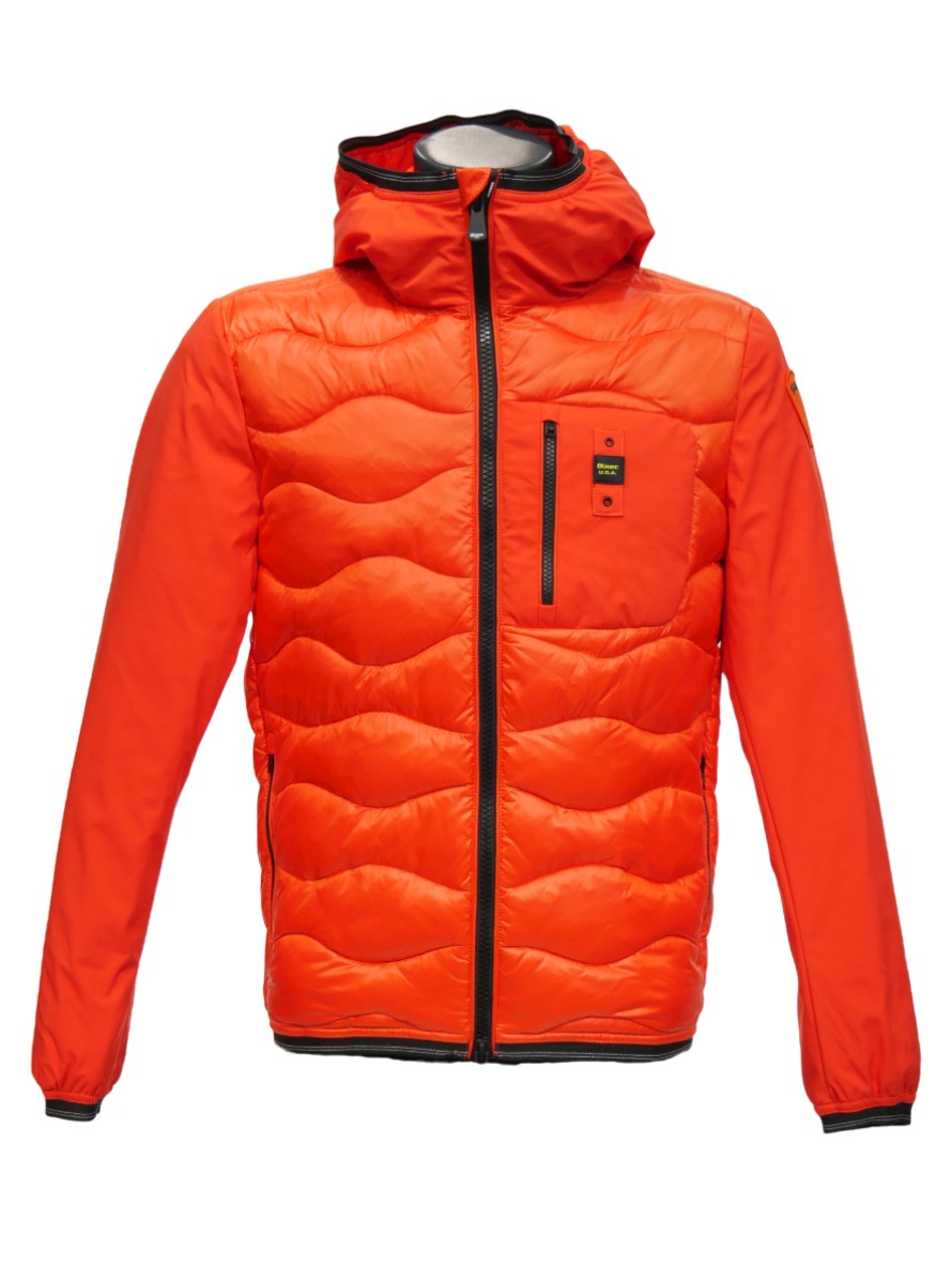 Blauer Giubbino 22WBLUC08012-006355 - SanShopLuxury - 2022, Abbigliamento, Arancione, Autunno/Inverno, Blauer, FW22, Giubbino, Grigio, L, M, Outlet, Uomo, XL, XXL, XXXL