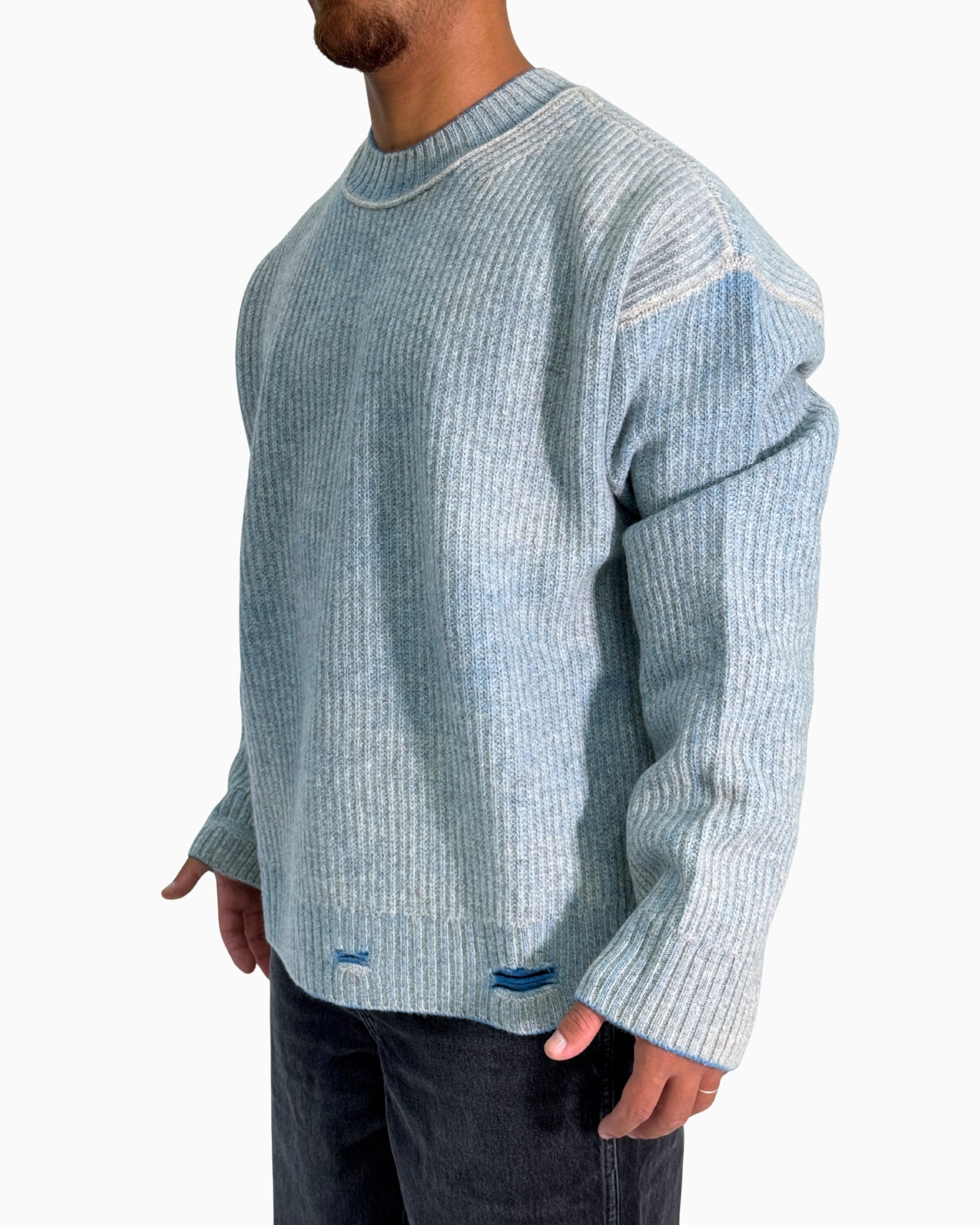 Inverno, Celeste, FW25, Idoneo, L, M, Maglieria, New, Represent, S, Uomo, XL