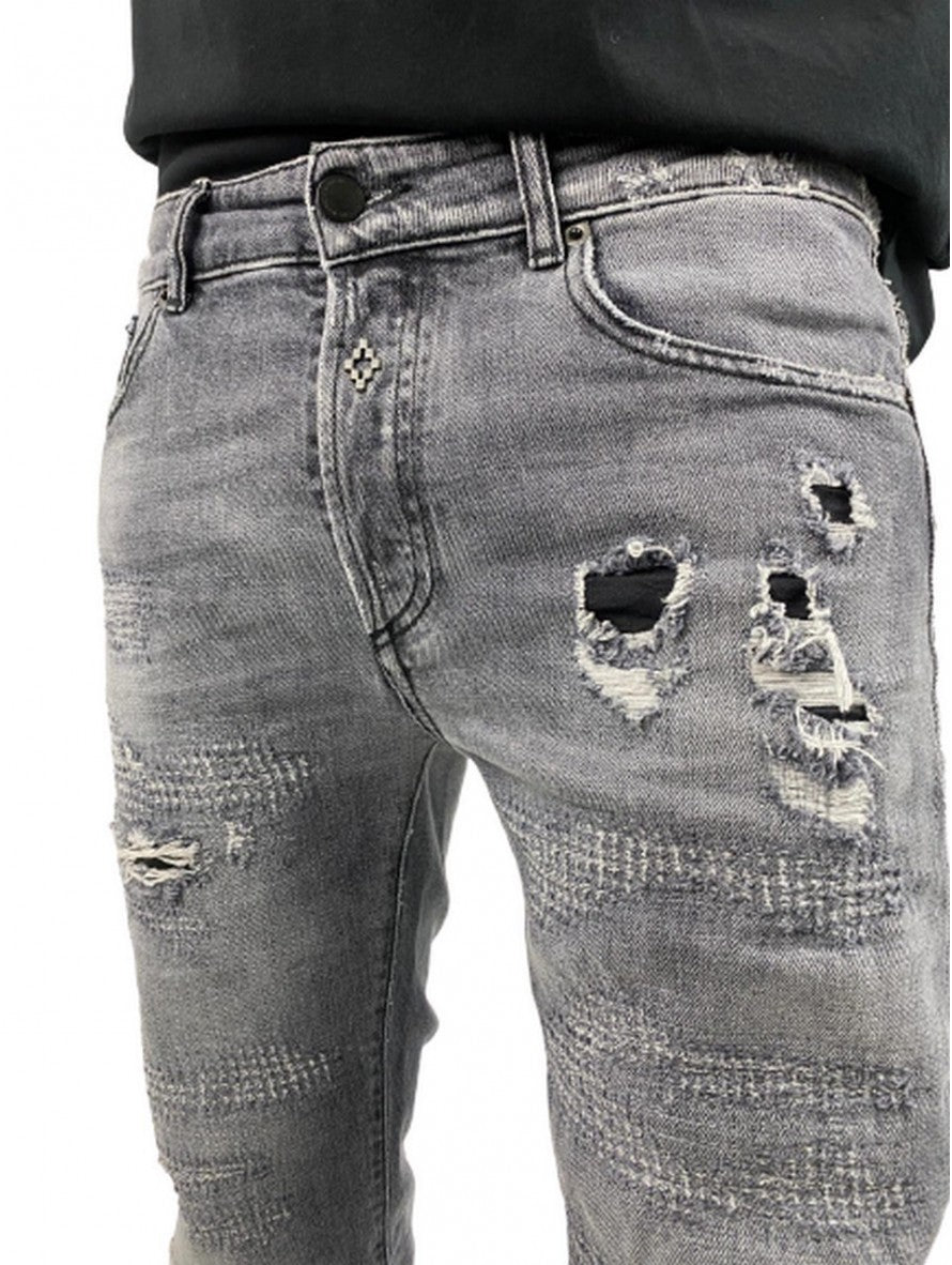 Marcelo Burlon Jeans CMCE016F17556082 - SanShopLuxury - -70%, 2017, 46, Abbigliamento, Autunno/Inverno, FW17, Grigio, Jeans, Marcelo Burlon, Outlet, Ultimo, Uomo