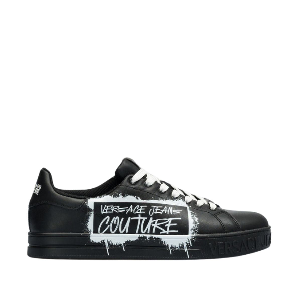 Versace Jeans Couture Sneakers 75YA3SKC ZP307 - SanShopLuxury - 2023, 39, 40, 41, 42, Autunno/Inverno, Calzature, FW23, Idoneo, Nero, Outlet, Sneakers, Uomo, Versace Jeans Couture