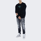 Gavensemble Felpa SWEAT08 - SanShopLuxury - 2023, Abbigliamento, Autunno/Inverno, Felpa, FW23, Gavensemble, Girocollo, L, M, Nero, Outlet, S, Uomo, XL, XXL