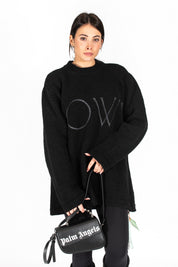 Off-White Maglieria OWHE020F19F98091 1001 - SanShopLuxury - -50%, 2019, 42, Abbigliamento, Autunno/Inverno, Donna, FW19, Maglieria, Nero, Off-White, Outlet, Ultimo