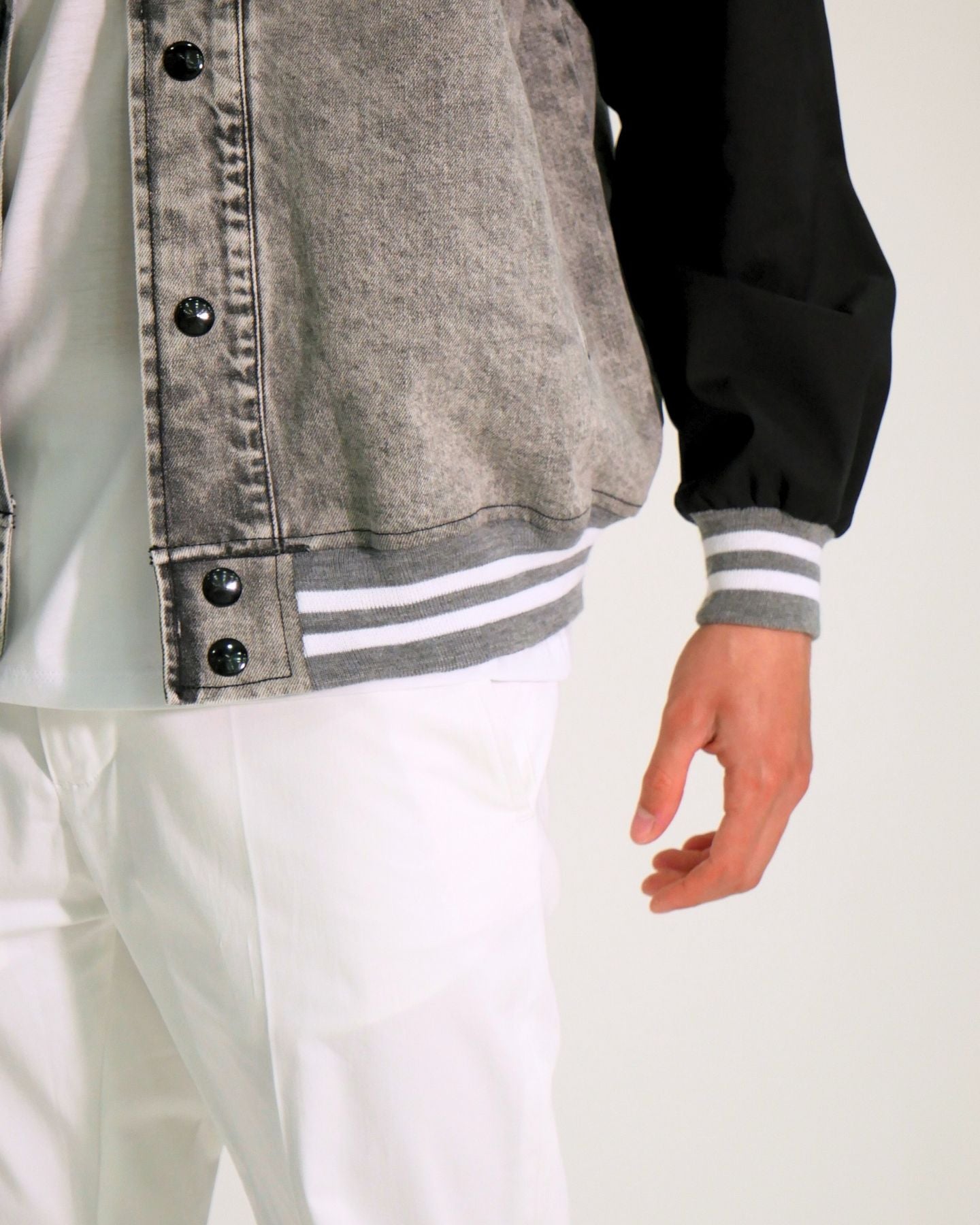 Chiodi Milano Giubbino 0252-NERO - SanShopLuxury - 2024, Abbigliamento, Chiodi Milano, Giubbino, Grigio-Nero, Idoneo, jeans, L, M, Outlet, Primavera/Estate, S, SS24, Uomo, XL, XXL, XXXL