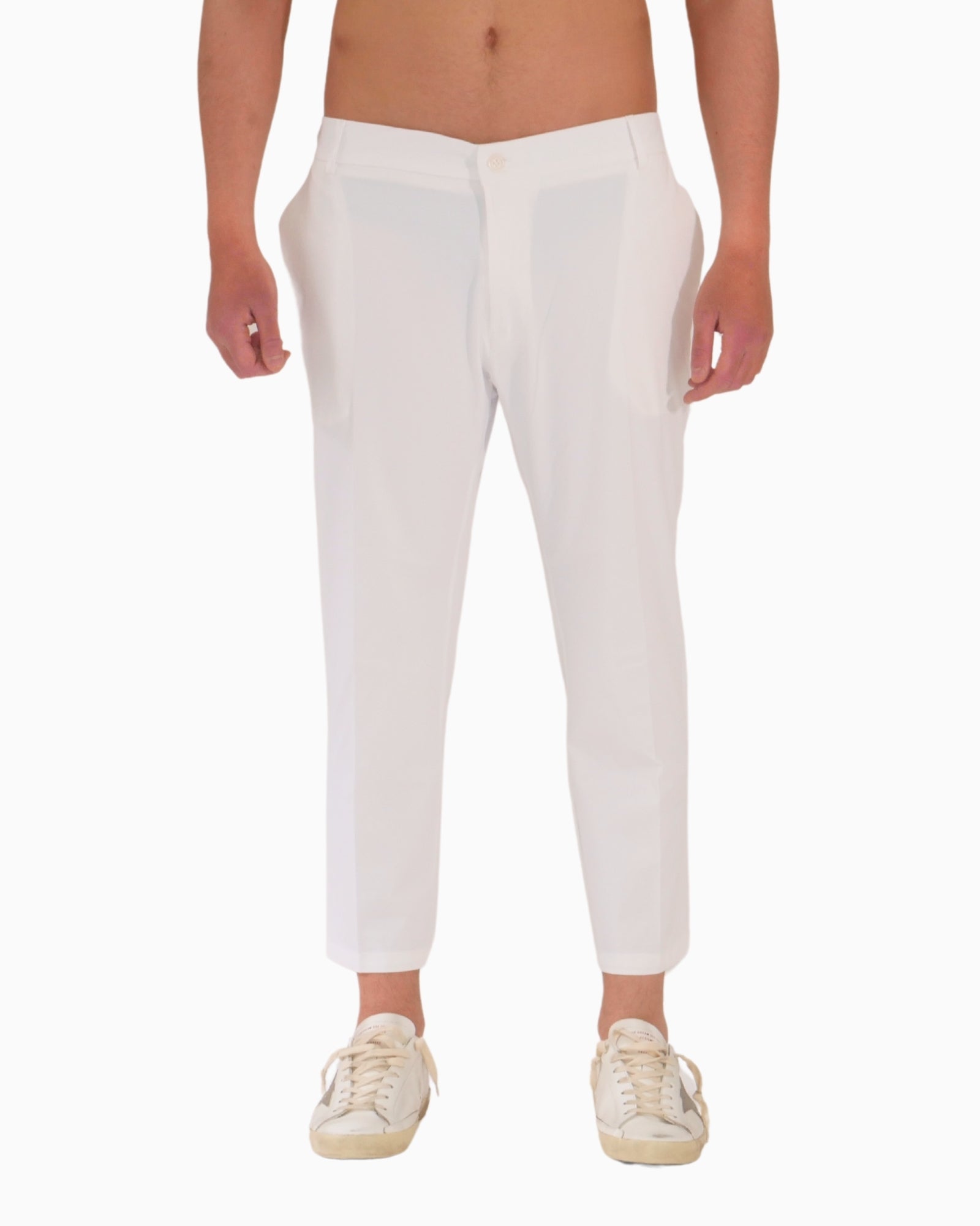 Brian Rush Pantalone FD359-PA505-BIANCO