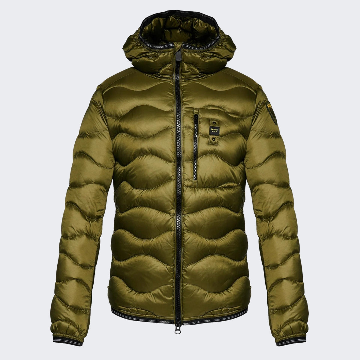 Blauer Giubbino 21WBLUC03080-004719 - SanShopLuxury - -50%, 2021, Abbigliamento, Autunno/Inverno, Bianco, Blauer, Blu, FW21, Giubbino, Giubbotteria, L, M, Nero, Outlet, S, Uomo, Verde, XL, XXL, XXXL