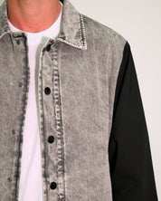 Chiodi Milano Giubbino 0252-NERO - SanShopLuxury - 2024, Abbigliamento, Chiodi Milano, Giubbino, Grigio-Nero, Idoneo, jeans, L, M, Outlet, Primavera/Estate, S, SS24, Uomo, XL, XXL, XXXL