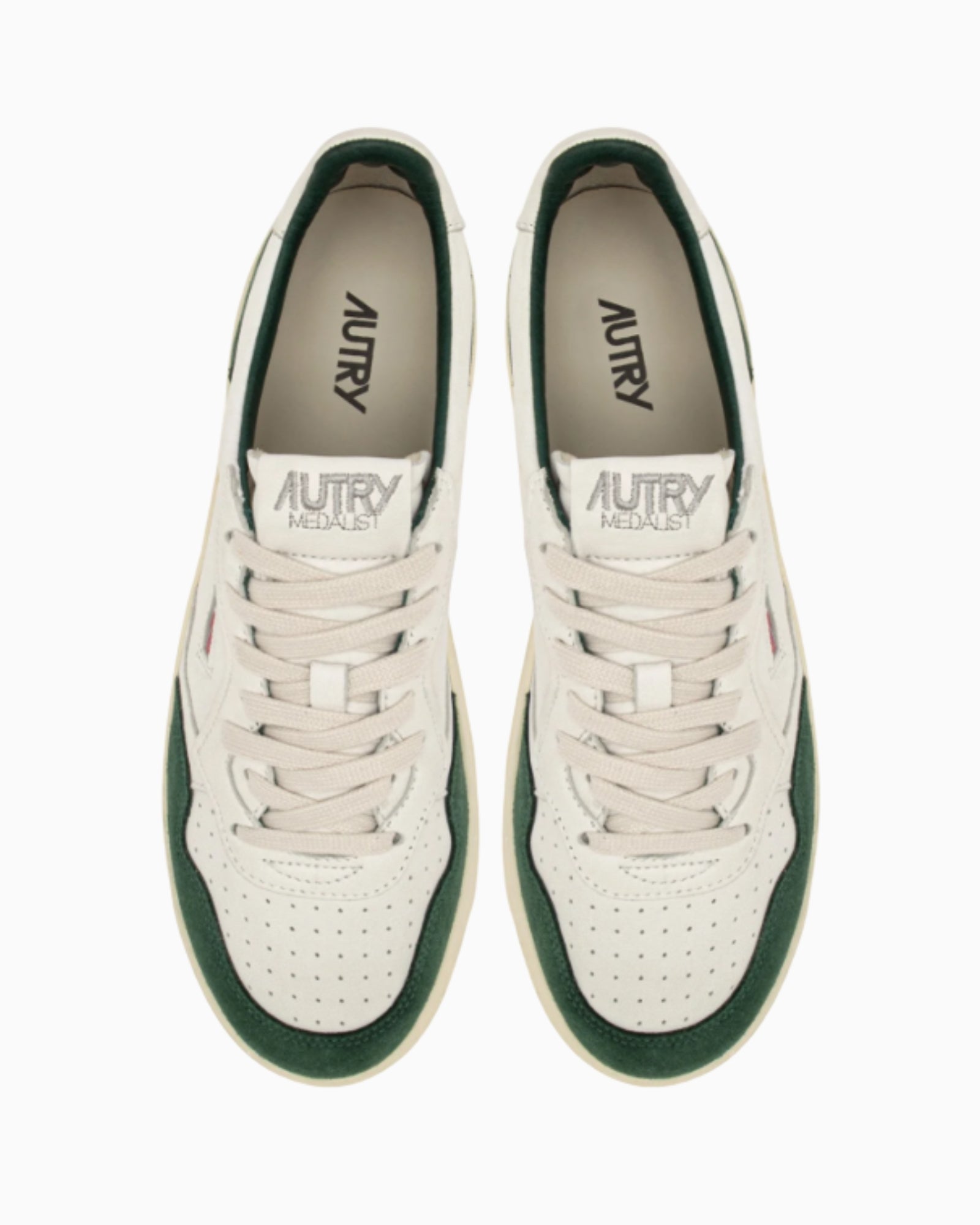 Autry Sneakers AULM-GS42 - SanShopLuxury - 2025, 40, 41, 42, 43, 44, 45, Autry, Autunno/Inverno, Bianco-Verde, Calzature, FW25, New, Sneakers, Stellato, Uomo