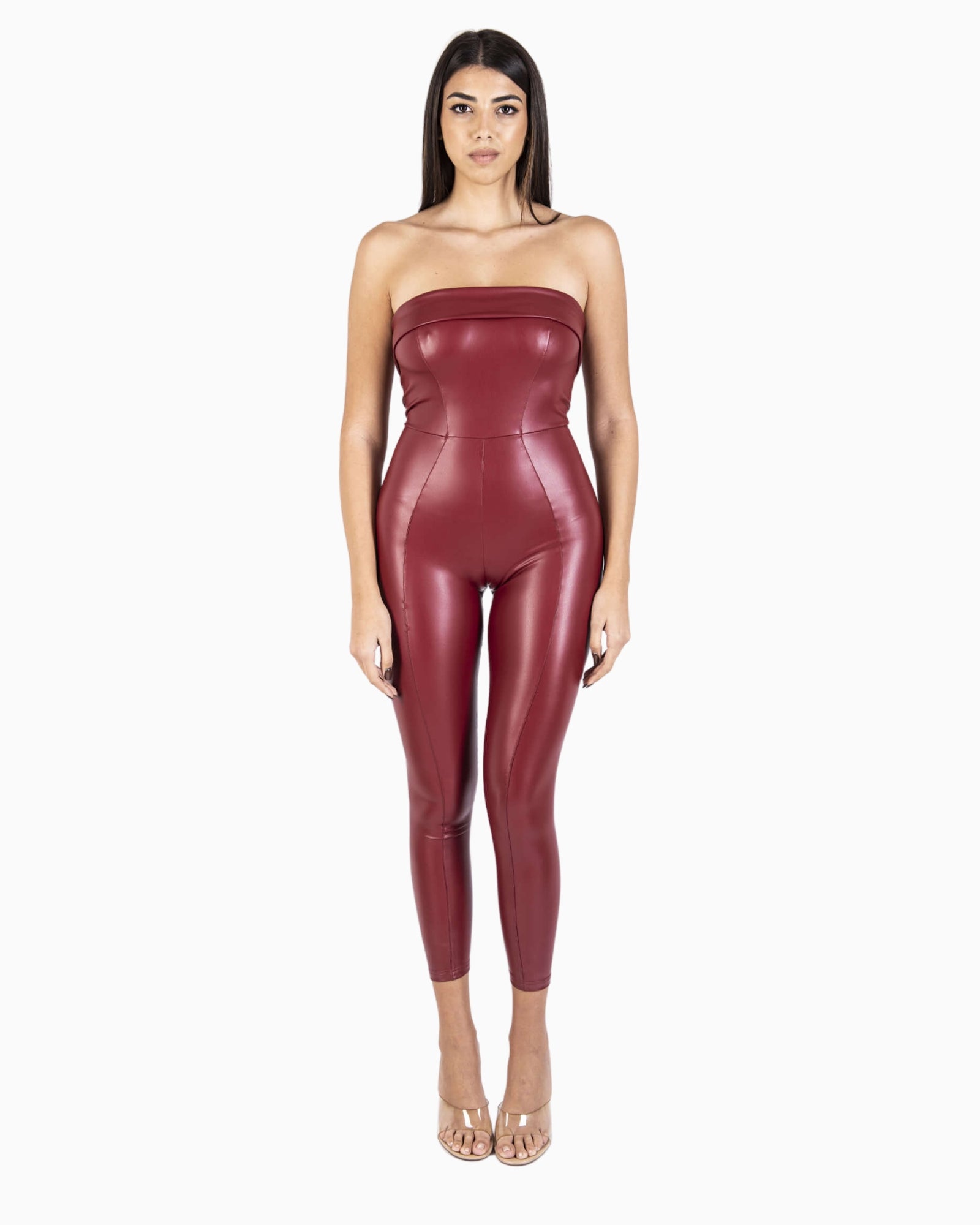 District Margherita Mazzei Tuta Intera WEL85-0907 - SanShopLuxury - 2025, 38, 40, 42, Abbigliamento, Autunno/Inverno, Bordeaux, District Margherita Mazzei, Donna, FW25, Idoneo, New, Tuta Intera