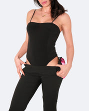 So Lavish T-Shirt Body B4037-N - SanShopLuxury - 2024, 40, 42, 44, 46, Abbigliamento, Autunno/Inverno, Continuativo, Donna, FW24, Idoneo, Nero, Outlet, Primavera/Estate, So Lavish, T-Shirt Body