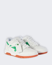 Off-White Sneakers OMIA189S24LEA001 0155 - SanShopLuxury - 2024, 40, 41, 43, 44, Autunno/Inverno, Bianco, Bianco-Verde, Calzature, Carry Over, Continuativo, Idoneo, New, Off-White, Out of office, Primavera/Estate, Sneakers, Uomo