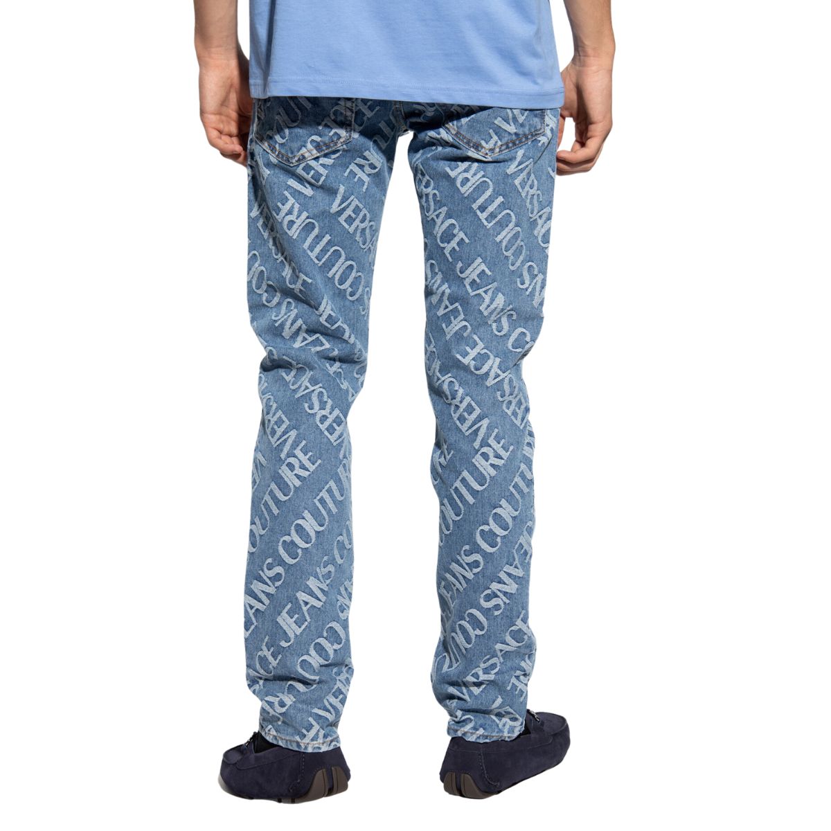 Versace Jeans Couture Jeans 75GAB5R0 DW054 - SanShopLuxury - 2023, 46, 50, Abbigliamento, Autunno/Inverno, Blu, FW23, Idoneo, Jeans, Outlet, Ultimo, Uomo, Versace Jeans Couture