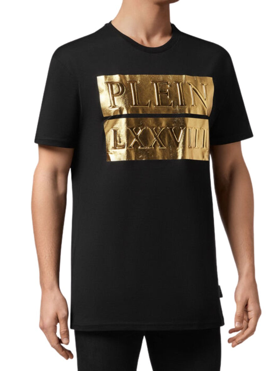 Philipp Plein T-Shirt CMTK4687/PJY002N0216 - SanShopLuxury - -50%, 2020, Abbigliamento, Autunno/Inverno, FW20, L, Nero, Outlet, Philipp Plein, T-Shirt, Uomo, XL