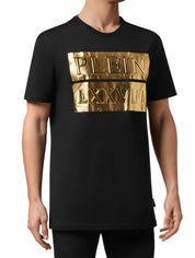 Philipp Plein T-Shirt CMTK4687/PJY002N0216 - SanShopLuxury - -50%, 2020, Abbigliamento, Autunno/Inverno, FW20, L, Nero, Outlet, Philipp Plein, T-Shirt, Uomo, XL