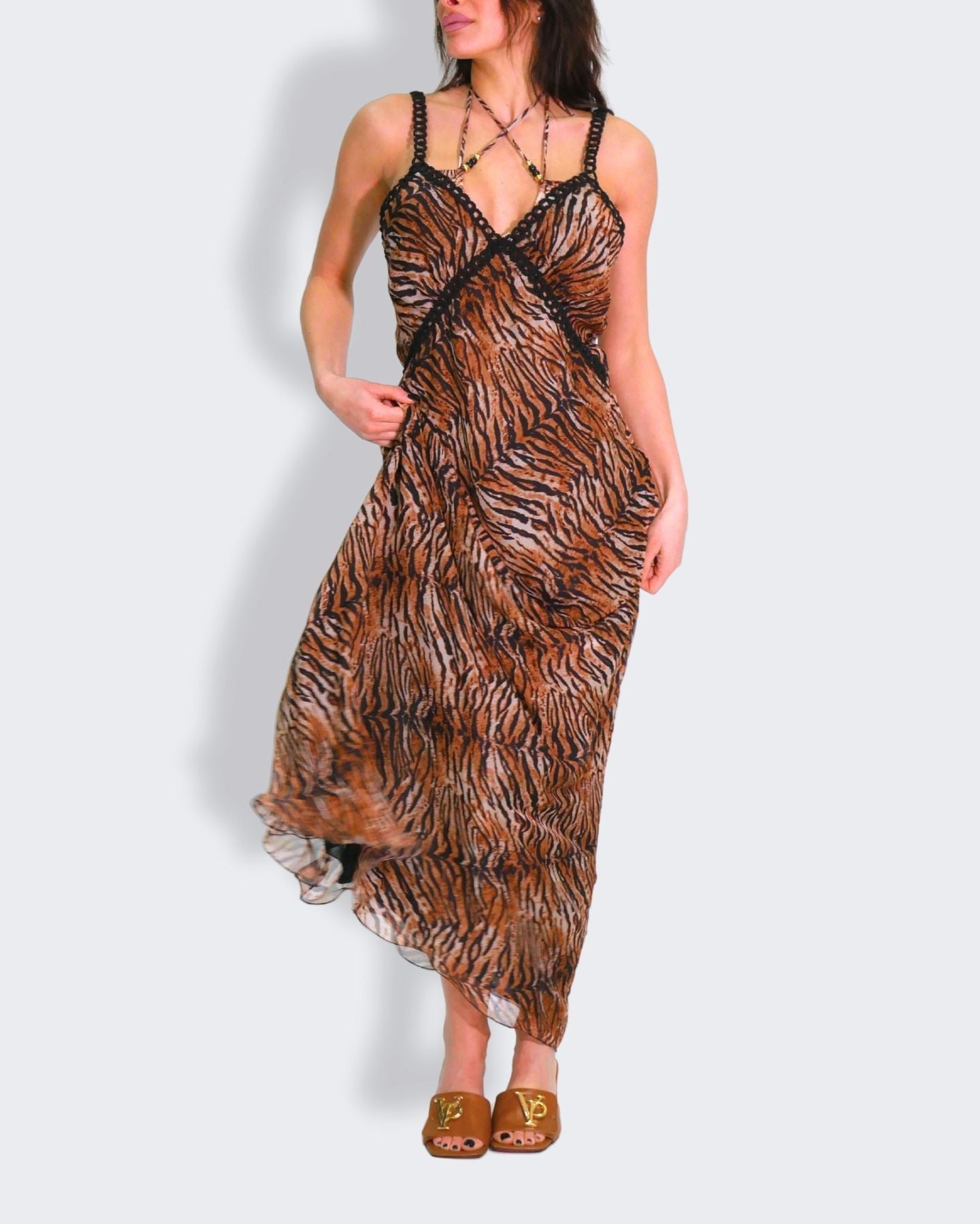 District Margherita Mazzei Copricostume 4TP90 - SanShopLuxury - 2024, 40, 42, 44, 46, Abbigliamento, Abito, Beachwear, Copricostume, District Margherita Mazzei, Donna, Idoneo, Marrone, Outlet, Primavera/Estate, SS24, Ultimo