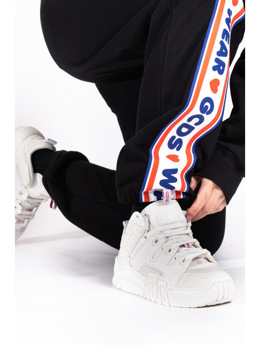 Gcds Pantatuta CC94W031456 - SanShopLuxury - -50%, 2021, Abbigliamento, Autunno/Inverno, Donna, FW21, Gcds, L, M, Nero, Outlet, Pantatuta, S, XL