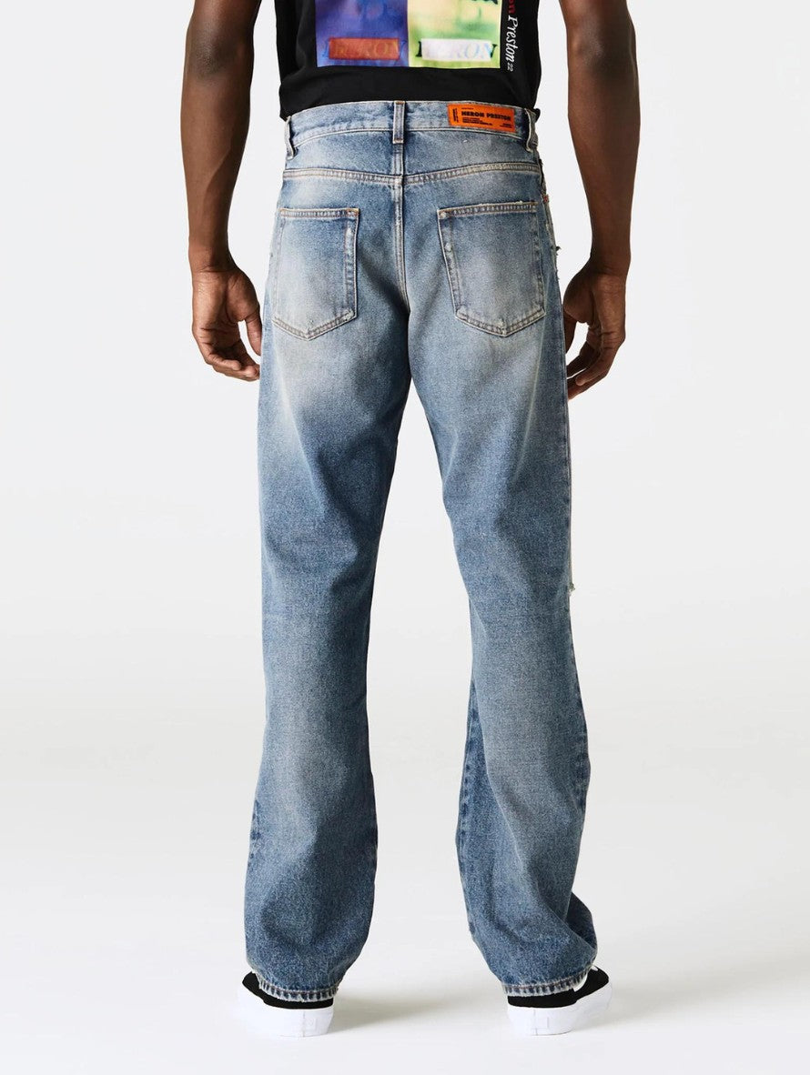 Heron Preston Jeans HMYA011F22DEN003 - SanShopLuxury - 2022, 46, 48, 50, 52, Abbigliamento, Autunno/Inverno, Blu, FW22, Heron Preston, Jeans, Outlet, Uomo