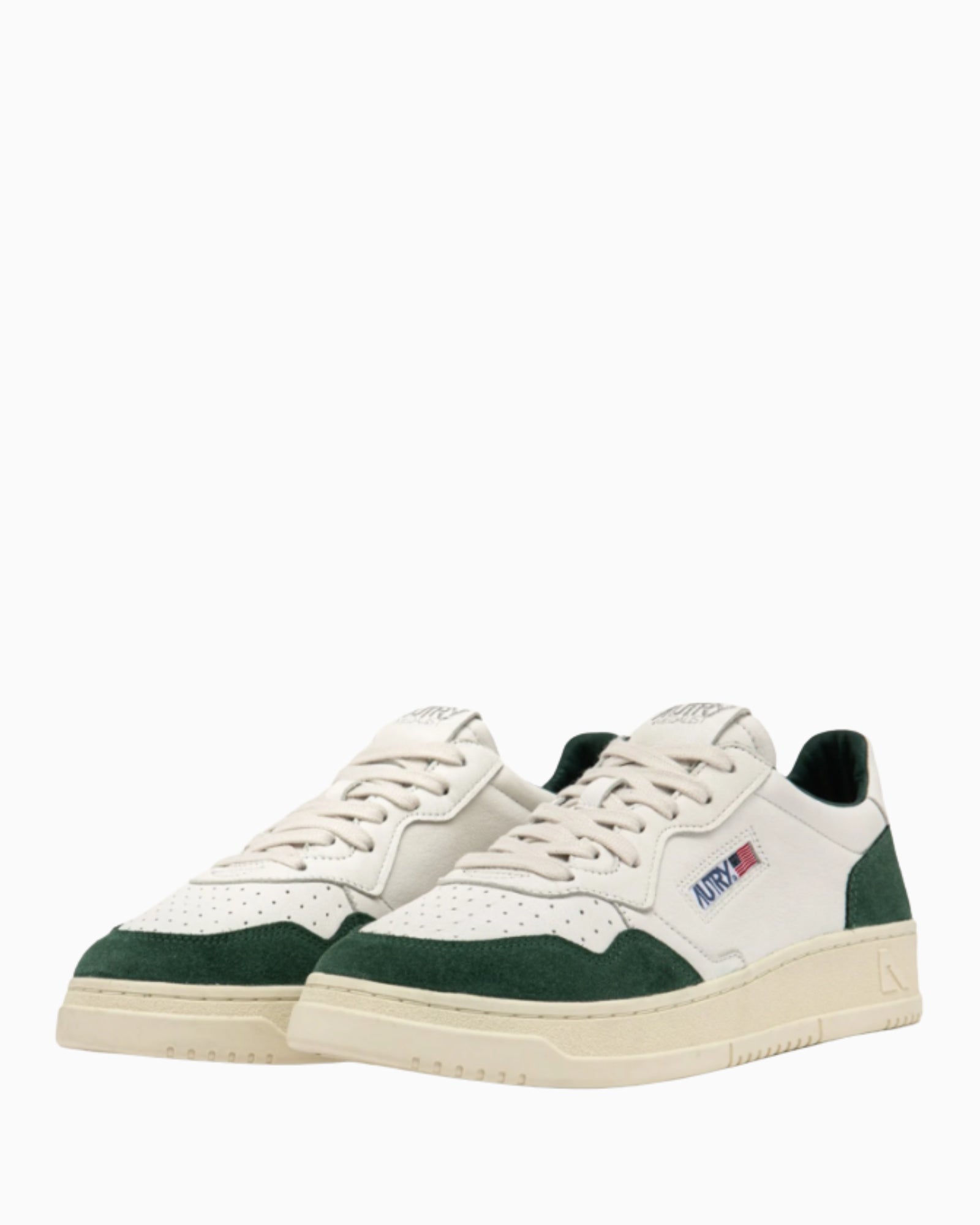 Autry Sneakers AULM-GS42 - SanShopLuxury - 2025, 40, 41, 42, 43, 44, 45, Autry, Autunno/Inverno, Bianco-Verde, Calzature, FW25, New, Sneakers, Stellato, Uomo
