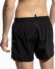 Dsquared2 Costume D7B646140-001 - SanShopLuxury - 2025, 46, 48, 50, 52, 54, Abbigliamento, Beachwear, Costume, Dsquared2, Idoneo, Nero, New, Pantaloncino, Primavera/Estate, SS25, Uomo