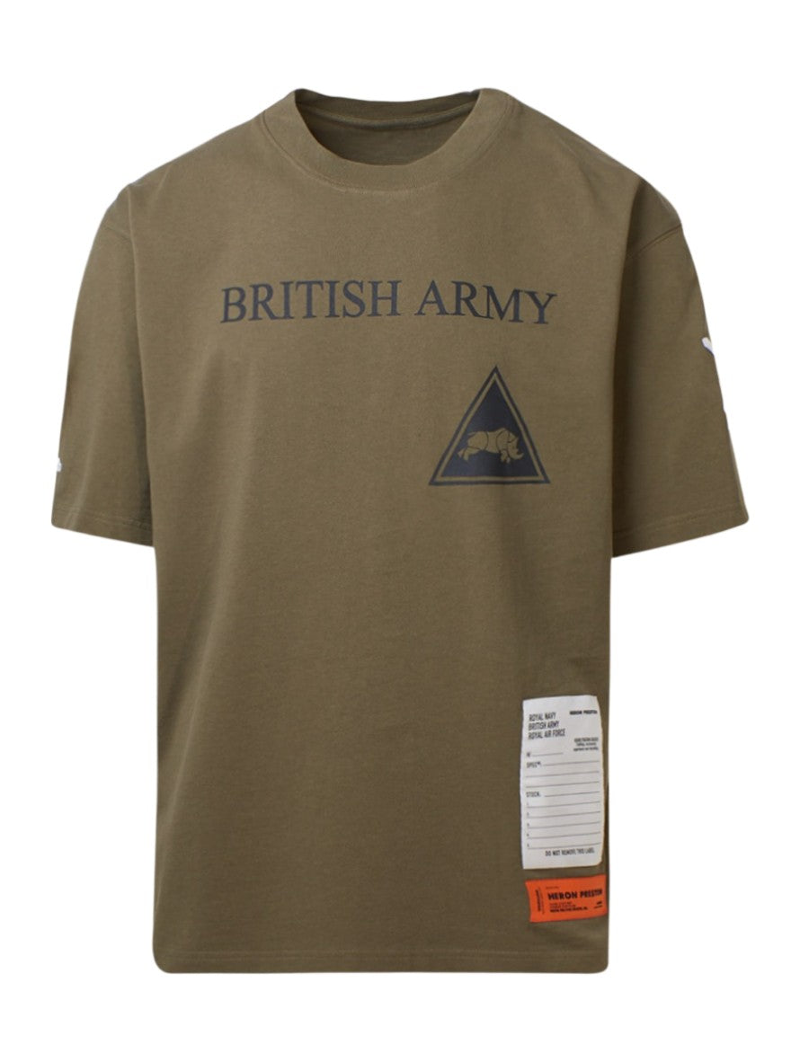 Heron Preston T-Shirt HMAA019F20JER010/5510 - SanShopLuxury - -50%, 2020, Abbigliamento, Autunno/Inverno, FW20, Heron Preston, Khaki, M, Outlet, T-Shirt, Uomo, Verde, XL